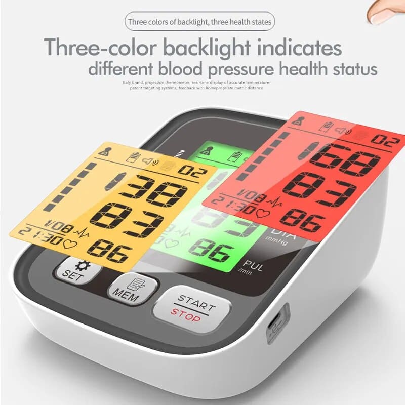 Digital Upper Arm Blood Pressure Monitor - Clinically Accurate
