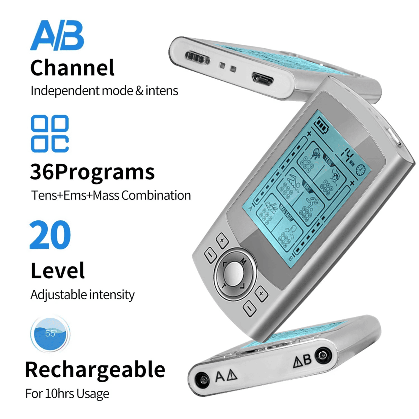 Tens Machine Premium 36 Modes for Effective Pain Relief
